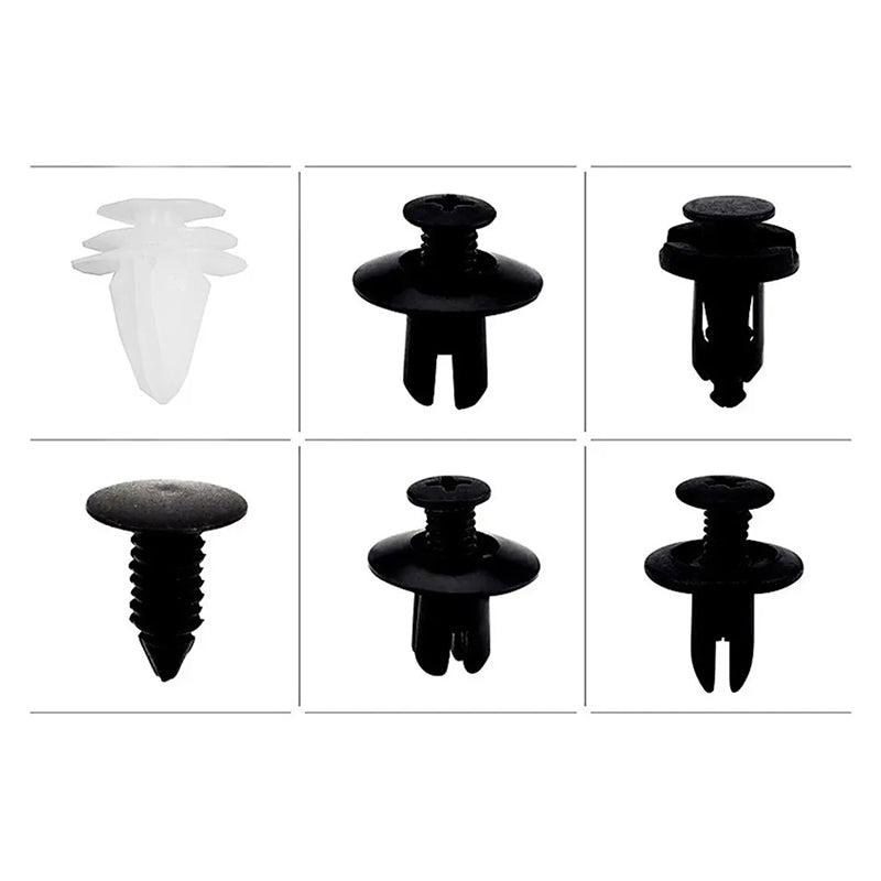 KIT 100 CLIP BROCHE RETENCION PLASTICO