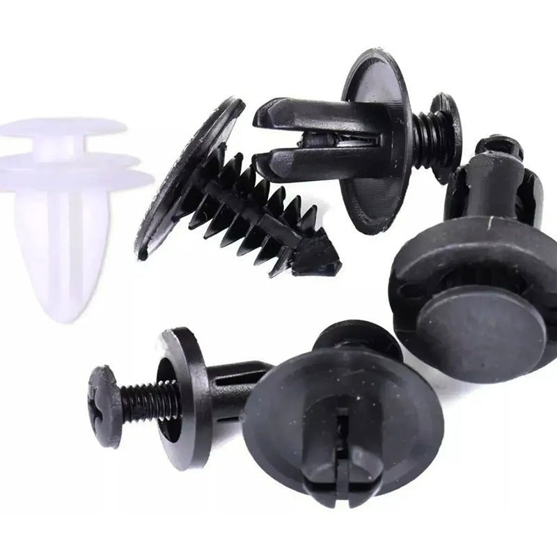 KIT 100 CLIP BROCHE RETENCION PLASTICO