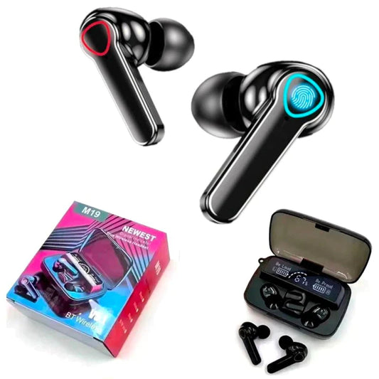 AUDIFONOS BLUETOOTH M19 LUZ LED